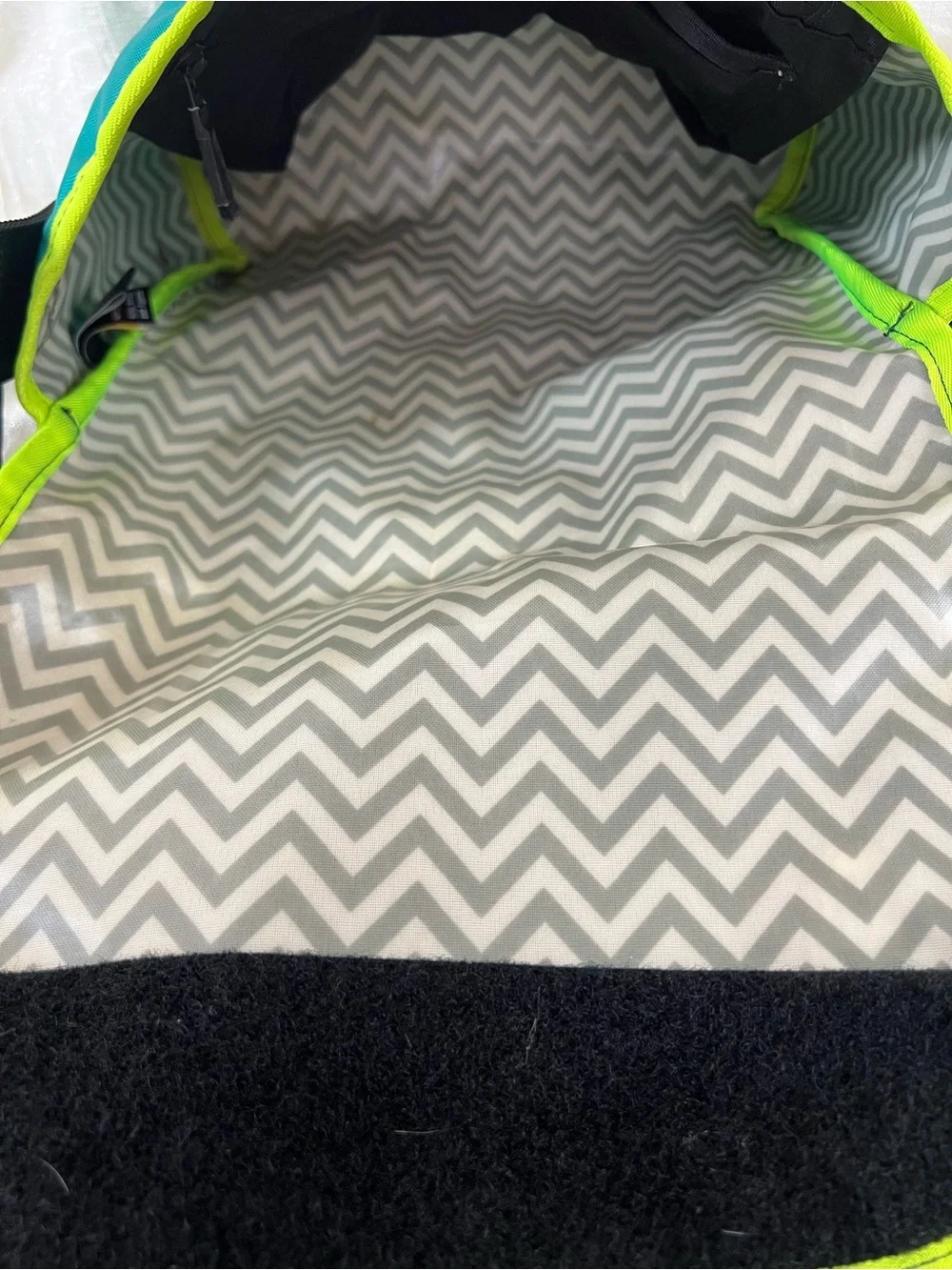 Timbuk2 Classic Messenger Bag Blue Teal Lime Cycling Laptop Commuter Small